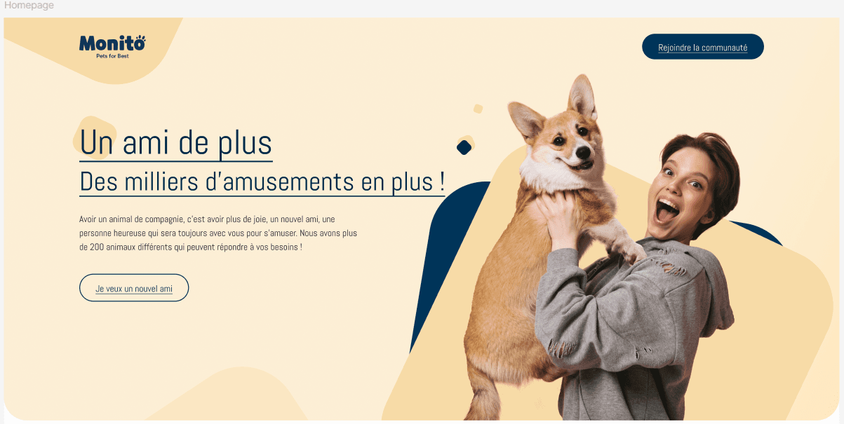 Landing Page Monito